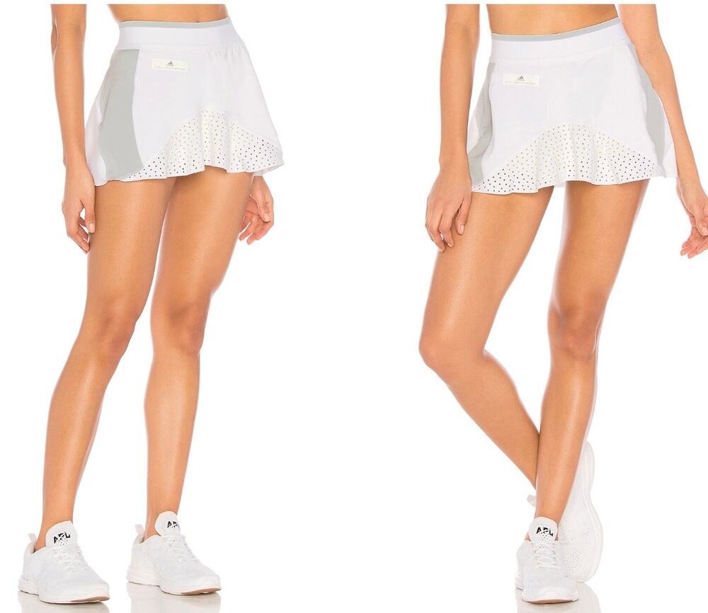 Adidas by Stella McCartney aSMC Q1 Skirt - White / Aero Line - Size Small